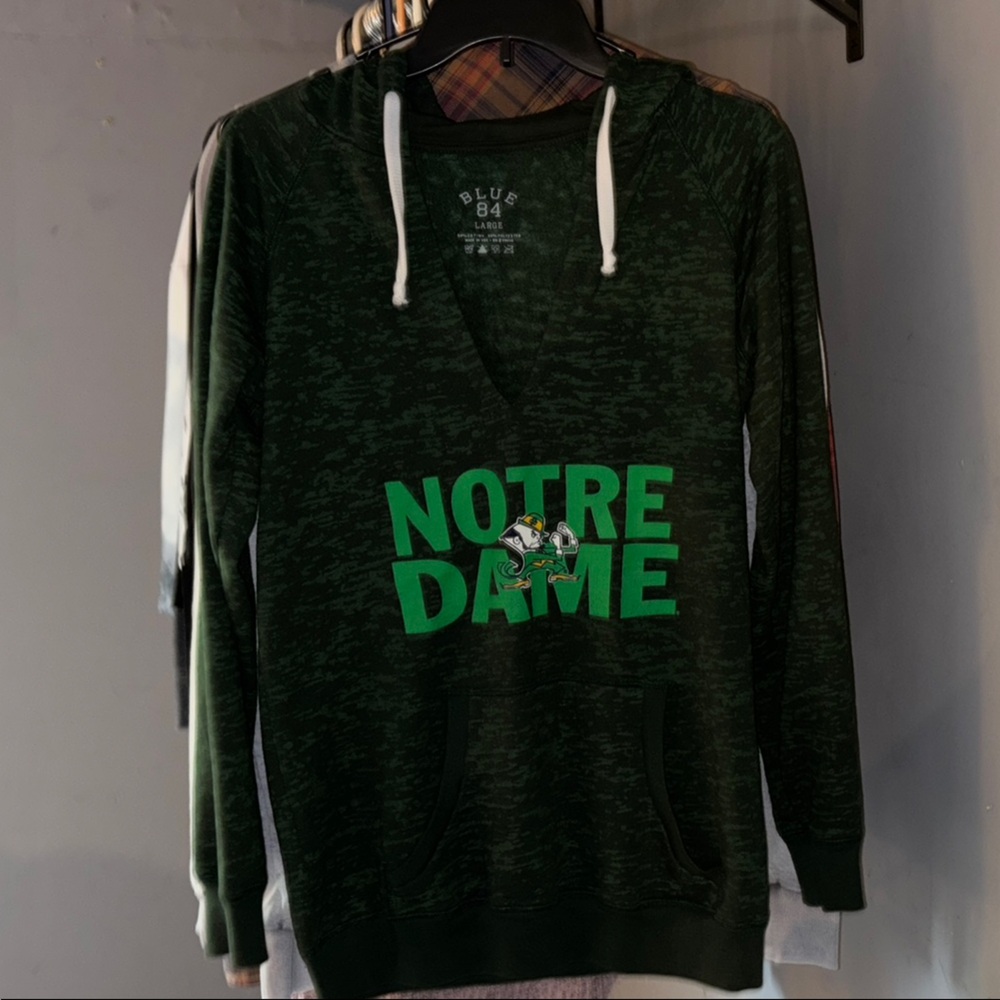 Blue 84 Green Notre Dame Hoodie